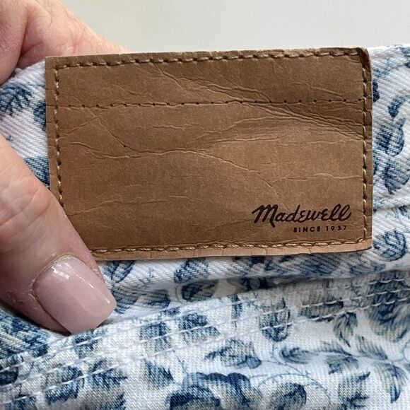 Madewell Skinny Ankle Floral Jeans, Size 26 - Picture 4 of 12